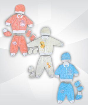 Костюм Карапуз для немовлят велсофт, розмір 20 00182 фото